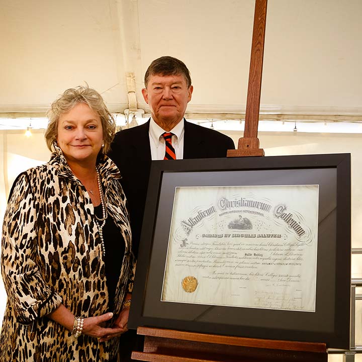 Featured image for post: 100-Year-Old Diploma Gifted Back To Barton College