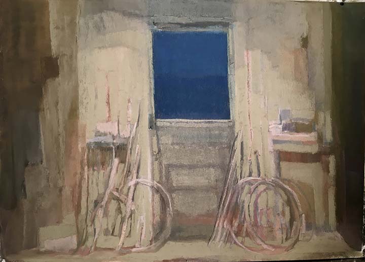 Featured image for post: Barton’s Maureen O’Neill to Exhibit “Interior Veils” at Historic Blount-Bridgers House in Tarboro