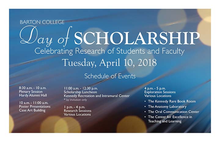 Featured image for post: Day of Scholarship Provides Students and Faculty an Opportunity to Showcase Research on April 10