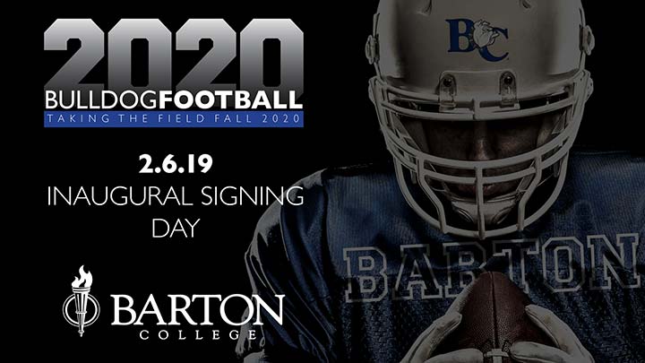 Featured image for post: Barton Football Signs Inaugural Class As Preparation Begins For 2020