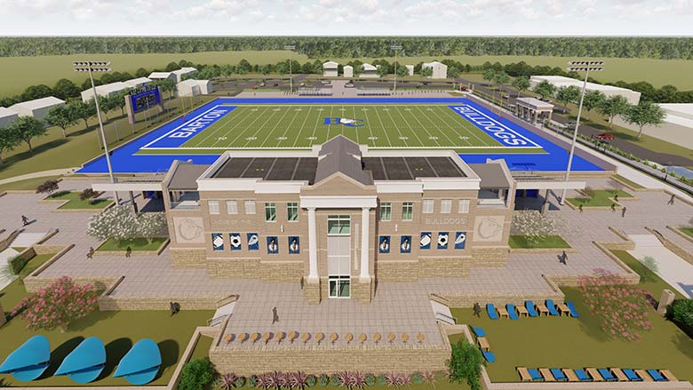 Featured image for post: Barton Receives $2.5 million for Naming of Stadium at Electric Supply Company Field and to Enhance Workforce Development