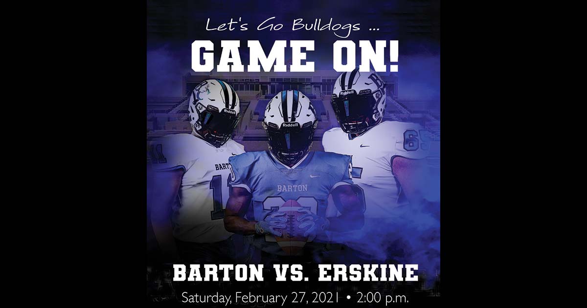 Featured image for post: Barton Football Is Here!  Watch Via Live-Stream Or Listen On-Air Via The Big Dawg 98.5 FM