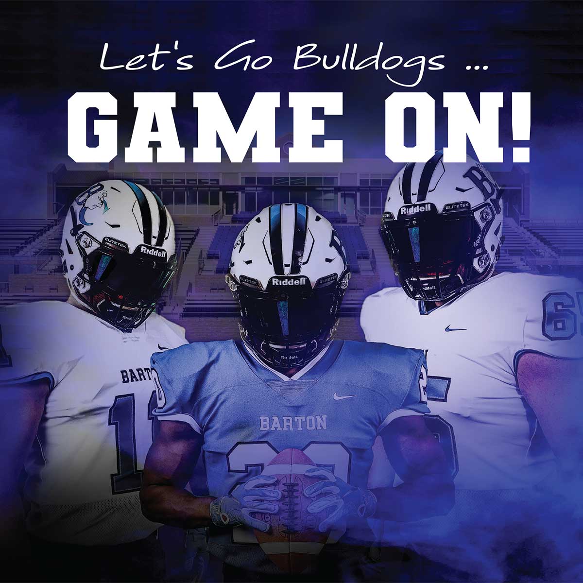 Featured image for post: Barton Football – March 13th!  Watch Via Live-Stream Or Listen On-Air Via The Big Dawg 98.5 FM