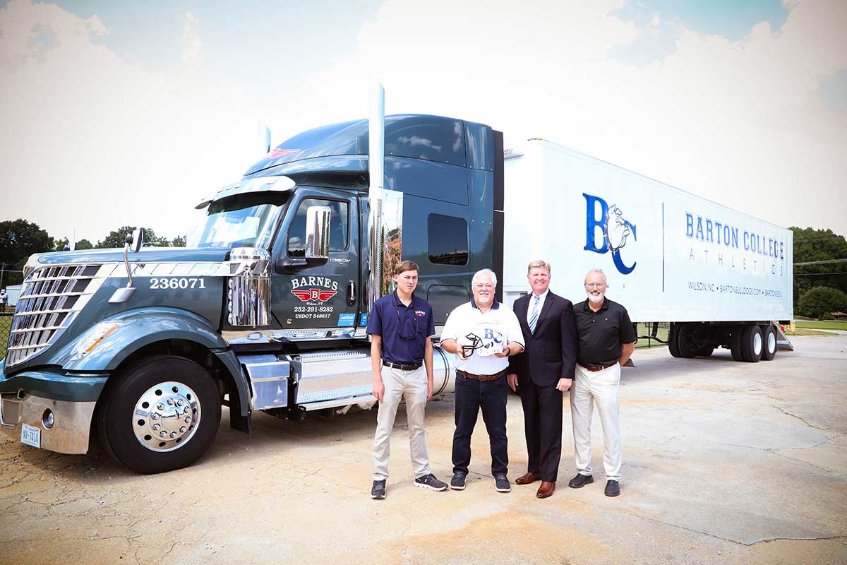 Featured image for post: Barnes Transportation Leads Gift-in-Kind Project for Barton Athletics