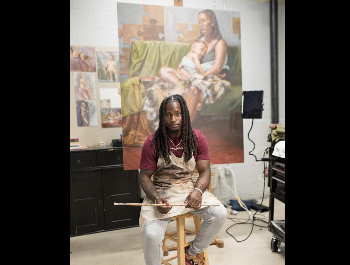 Featured image for post: Jalen Jackson’s Paintings will be the Focus of the Barton Art Galleries’ Upcoming Exhibition